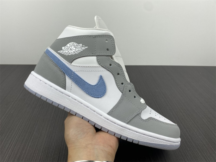 air jordan 1 mid wolf grey aluminum bq6472-105