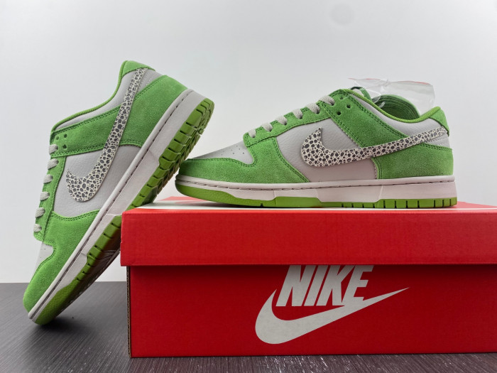 nike dunk low as safari s*h chlorophyll dr0156-300