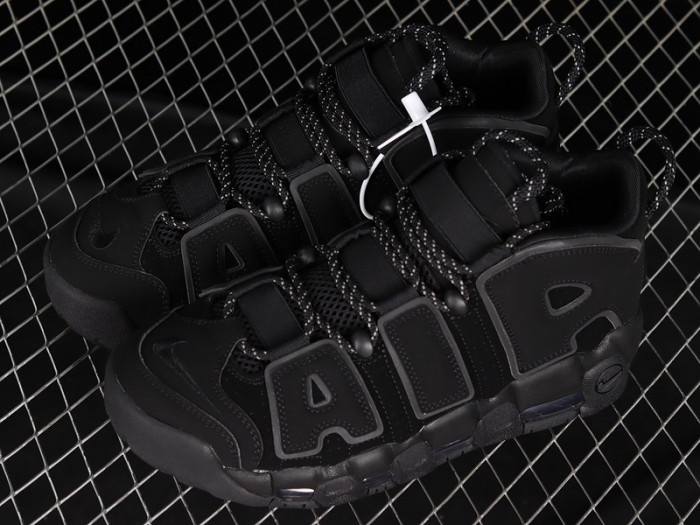 nike air more uptempo black reflective 414962-004