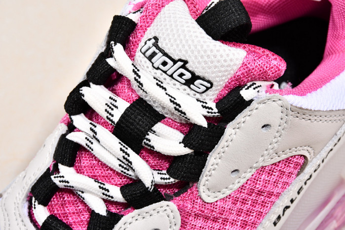 Ba*len*cia*ga triple s trainers clear sole trainer pink w09o5 8127