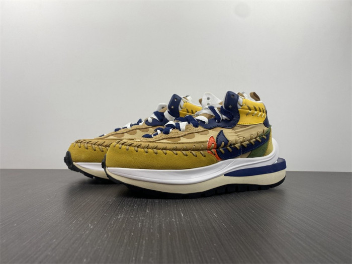 nike vaporwaffle sacai jean paul gaultier sesame blue dh9186-200