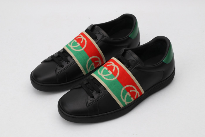 g*u*i ace embroidered low-top sneaker e2323