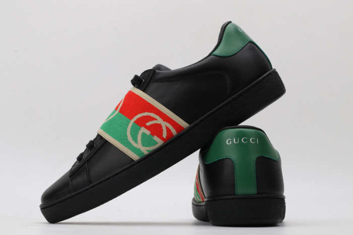 g*u*i ace embroidered low-top sneaker e2323