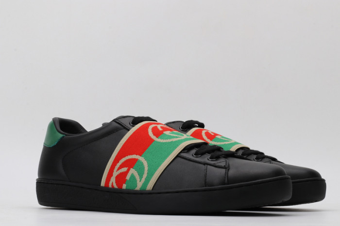g*u*i ace embroidered low-top sneaker e2323