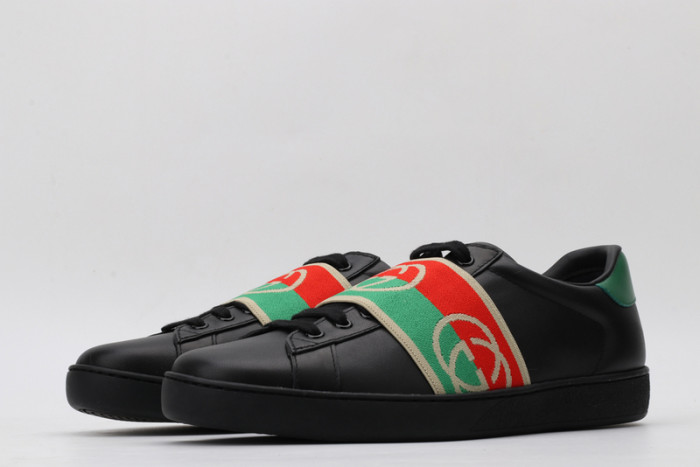g*u*i ace embroidered low-top sneaker e2323