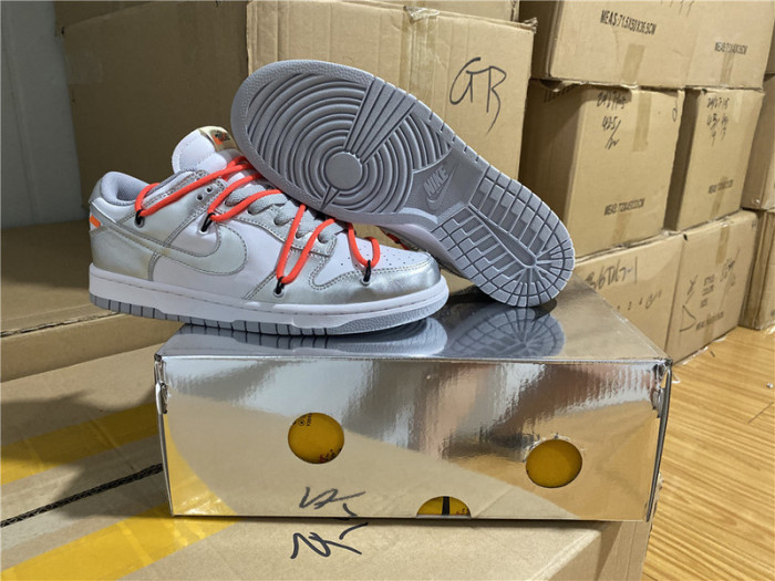 ow x nike dunk low ct0856- 800