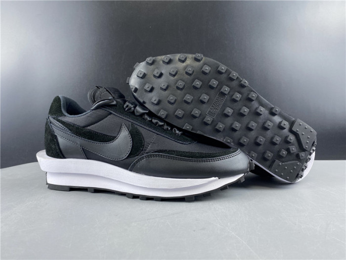 nike ld waffle sacai black nylon bv0073-0021