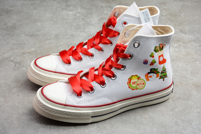 converse chuck taylor all-star 70s high white/red/green c0001