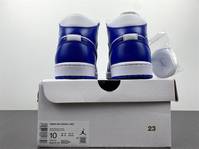 air jordan 1 mid kentucky blue bq6472-104