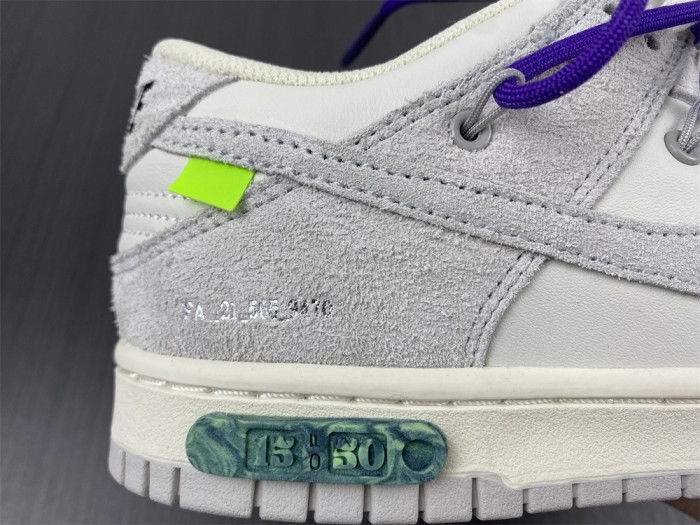 nike dunk low ow lot 15 dj0950-101