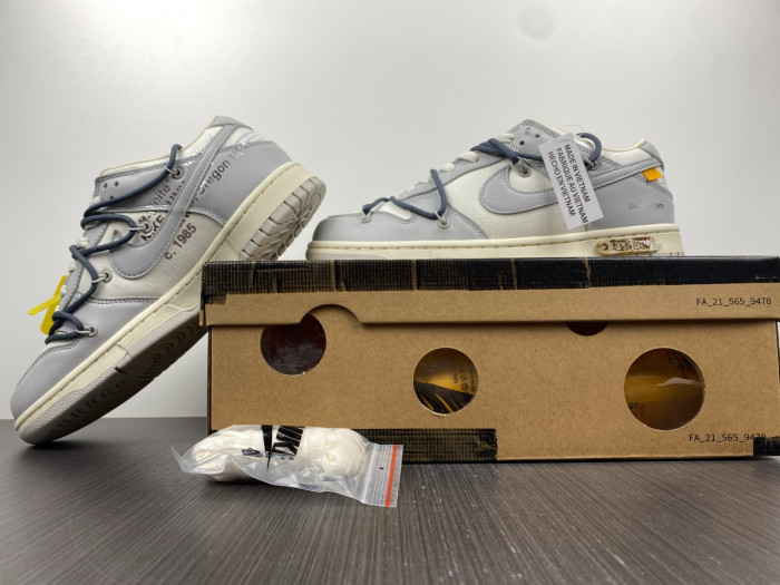 nike dunk low ow lot 41 dm1602-105