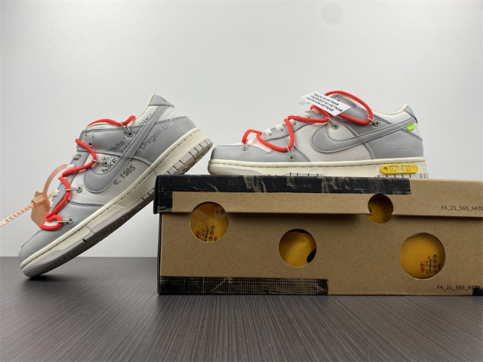 nike dunk low ow lot 6 dm1602-110