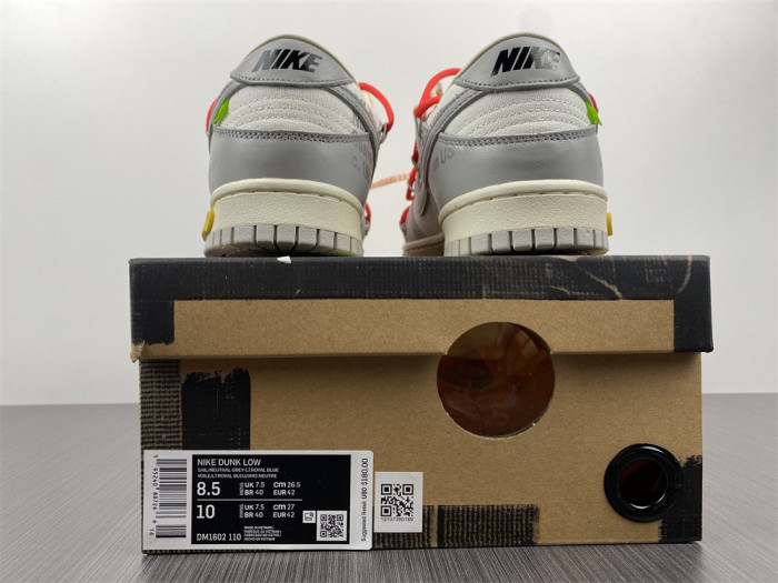 nike dunk low ow lot 6 dm1602-110
