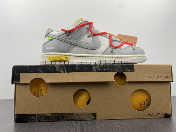 nike dunk low ow lot 6 dm1602-110