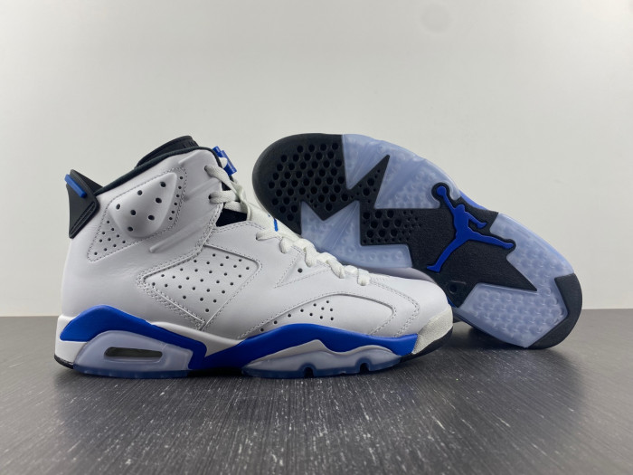air jordan 6 retro sport blue 384664-107