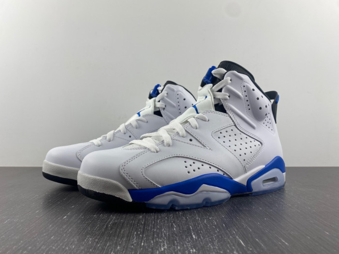 air jordan 6 retro sport blue 384664-107