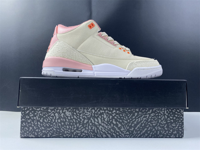 air jordan 3 retro sail rust pink ck9246-116
