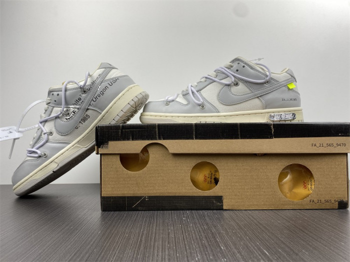 nike dunk low ow lot 49 dm1602-123