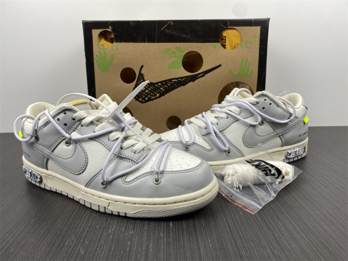 nike dunk low ow lot 49 dm1602-123