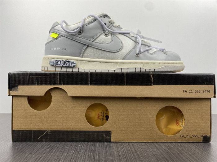 nike dunk low ow lot 49 dm1602-123