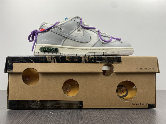 nike dunk low ow lot 47 dm1602-125