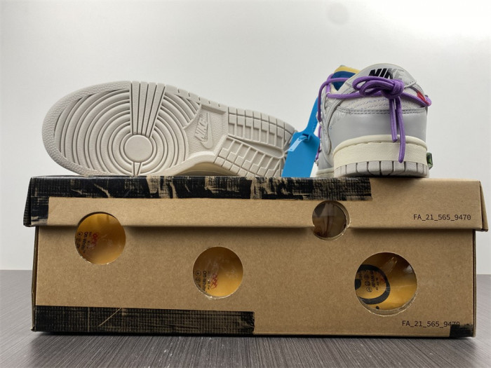 nike dunk low ow lot 47 dm1602-125