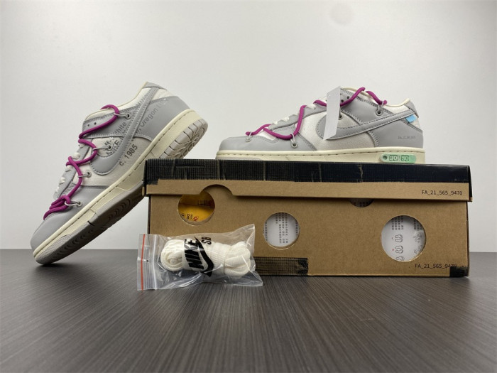 ow x nike dunk lot 30 dm1602-122