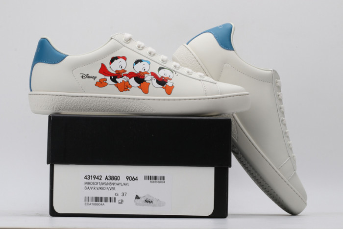 g*u*i ace embroidered low-top sneaker e2329