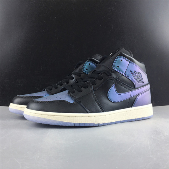 wmns air jordan 1 mid ''metallic turquoise'' bq6472-009