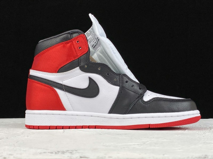 jordan 1 retro high satin black toe (w) cd0461-016