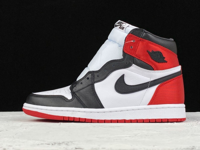 jordan 1 retro high satin black toe (w) cd0461-016
