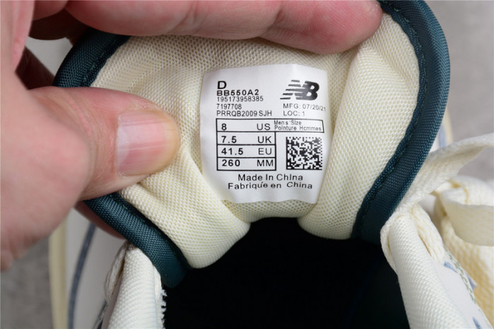 new balance 550 aime leon dore natural green bb550a2