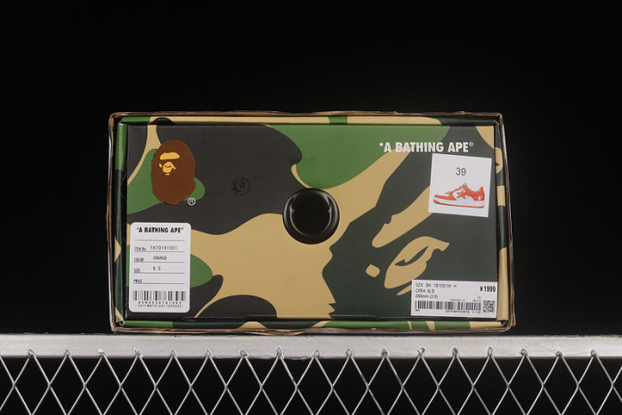 a bathing ape bape sta orange b051