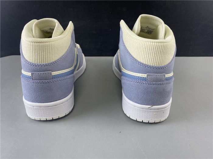 air jordan 1 mid mixed textures blue da4666-100