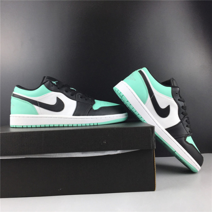 air jordan 1 low emerald toe 553558-117