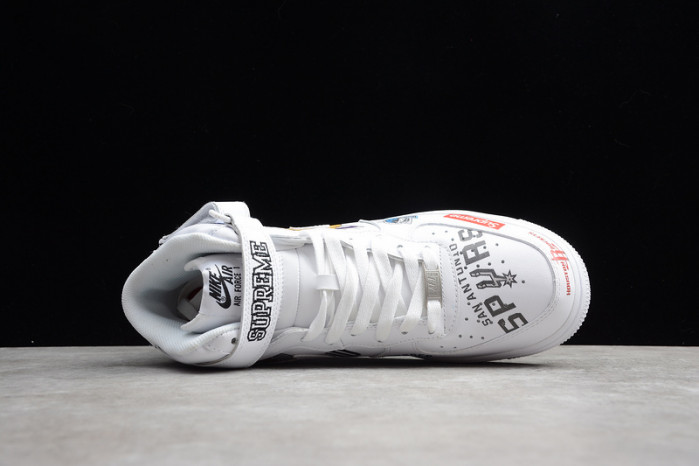 NIKE AIR FORCE 1 MID NBA WHITE AQ8017-100