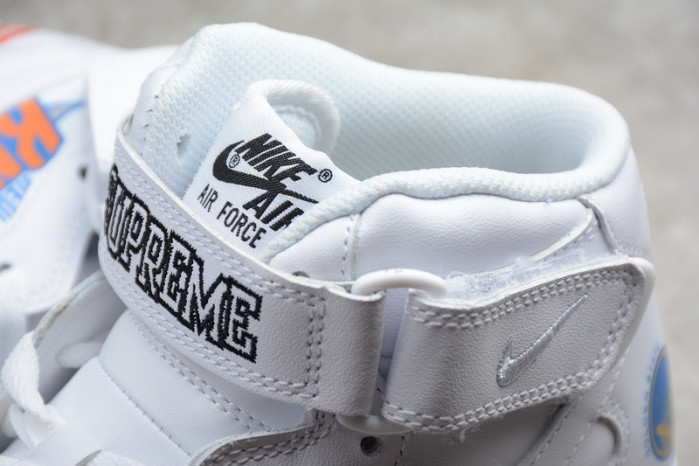 NIKE AIR FORCE 1 MID NBA WHITE AQ8017-100