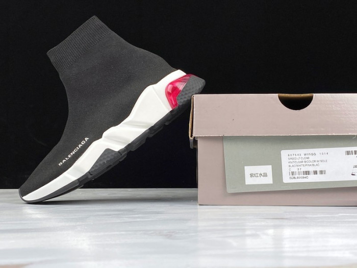 Ba*len*cia*ga speed trainer sneakers black tt2589